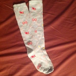 NWOT Sweet Lolita Kawaii EGL Bow Strawberry Socks